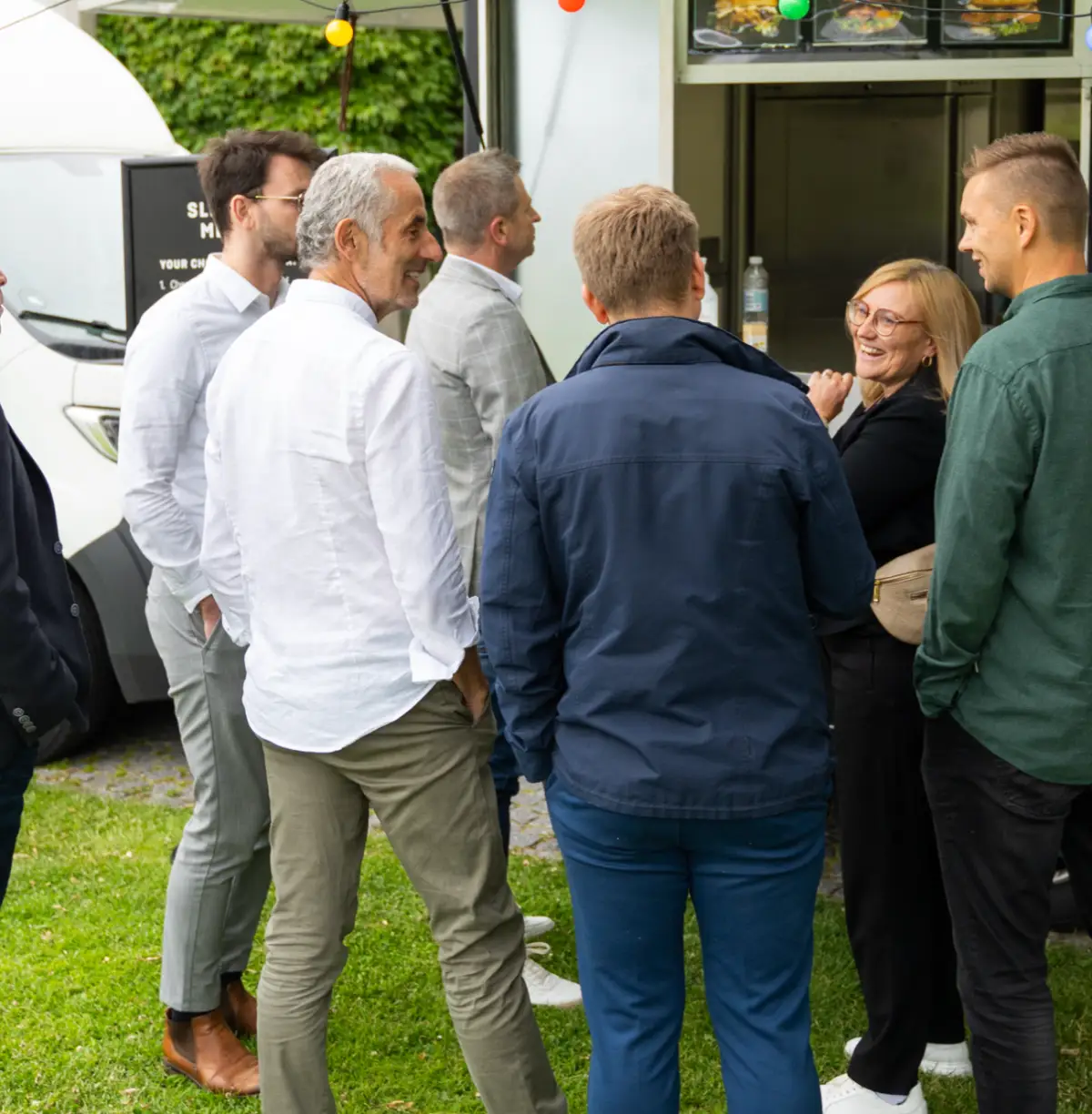 Firmafrokost med foodtruck for medarbejdere i Silkeborg
